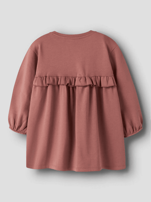 Kilano Loose Sweat Dress - Withered Rose