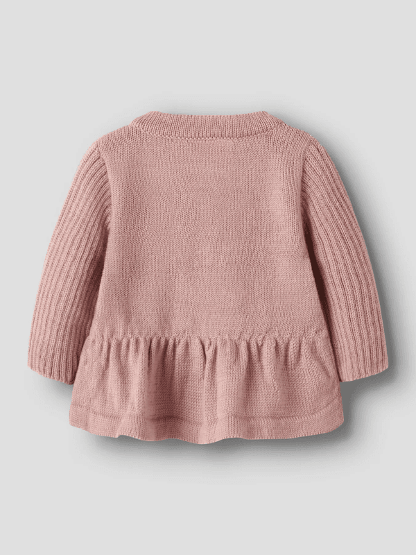 Nomo Nia Wool Ls Knit Cardigan - Fawn