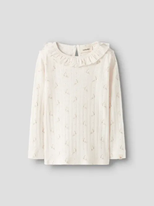 Hovedbilde Rachello Slim top - Coconut milk | Blomster